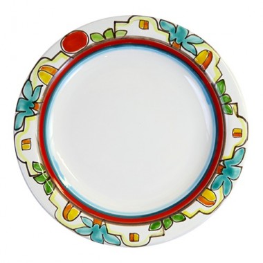 Piatto Tondo Dammusi ceramiche siciliane de simone PTDA Piatto Tondo Dammusi ceramiche siciliane de simone PTDA
